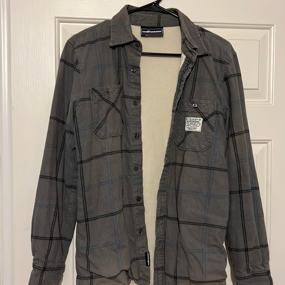 The Hundreds Other - Men’s The Hundreds Flannel Jacket. Size Small. Gray.